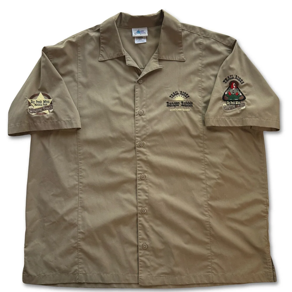 Disneyland Resort Ranger Rabbit Trail Rides Cast Member Shirt Jessica Rabbit XL - Picture 2 of 13